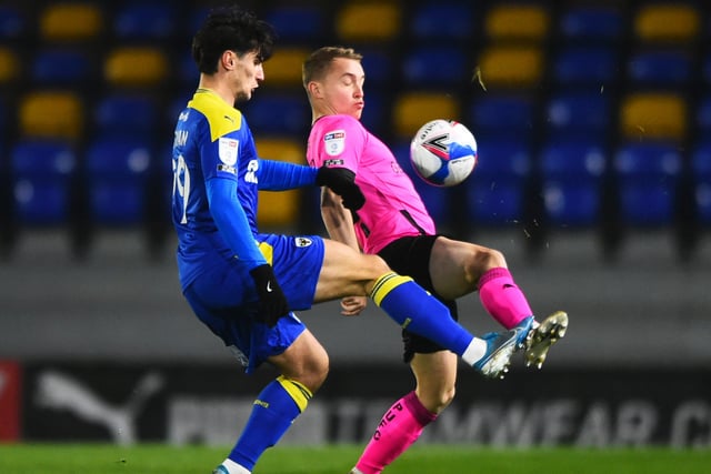RYAN LONGMAN (Brighton): Ryan Longman is currently on loan at AFC Wimbledon from Brighton and would be a great loan option. He's a lively forward with five goals in 16 starts this season for a poor side. (Photo by Tom Dulat/Getty Images).