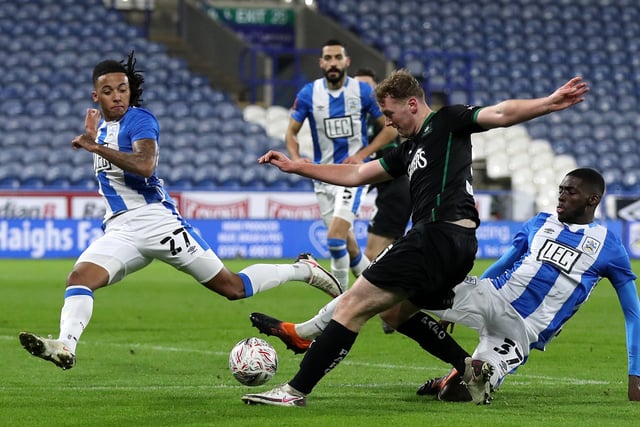 LUKE JEPHCOTT (Plymouth): If you're looking at a striker to replace Dembele, Jephcott is interesting. Only 20 and 14 goals in all competitions in 21 appearances in his first season at League One level. Joint League One top scorer with Posh striker Jonson Clarke-Harris with 12 goals.  (Photo by George Wood/Getty Images)
