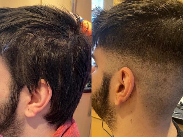 Others like Carly Allen experienced beginners luck with her first ever haircutting attempt and gave her hair model a stylish trim.