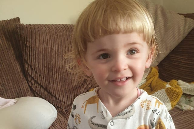 Alexandra Hudson Jones pictured her daugther, Elsie, who allowed her dad to cut her hair during the first lockdown. It is fair to say it was the first and last time he was allowed access to the scissors...