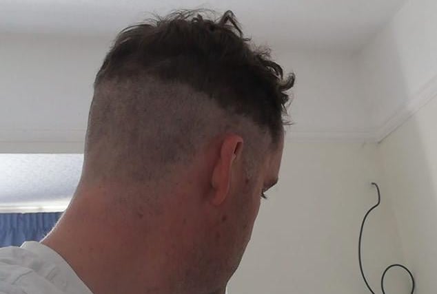 Matt Barritt only asked for "a bit off the back and sides..." He got more taken off than he bargained for.