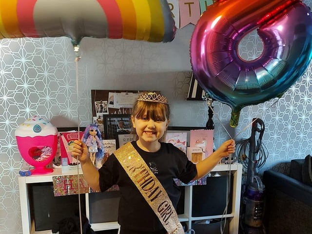 Millie Gavin turned 8 on January 10 and was showered in rainbow-style balloons and sashes. Happy belated birthday, Millie.
