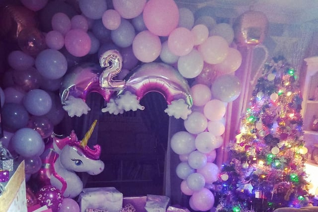 Dawn Whiten no doubt spent a lot of time putting together this epic unicorn-themed display for her daughter's second birthday party in lockdown. What a lucky little girl.