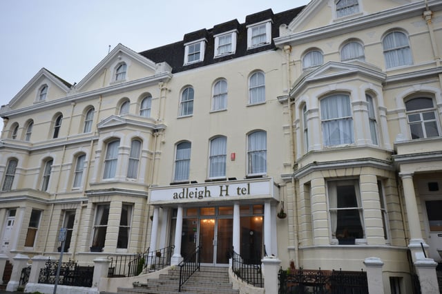 The asking price for the Hadleigh Hotel in Burlington Place is £2.1M