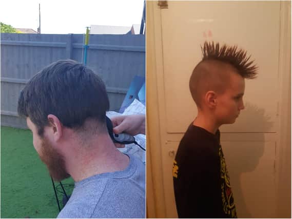 Here are some of the best at-home haircut pictures taken in Northampton since the pandemic started.