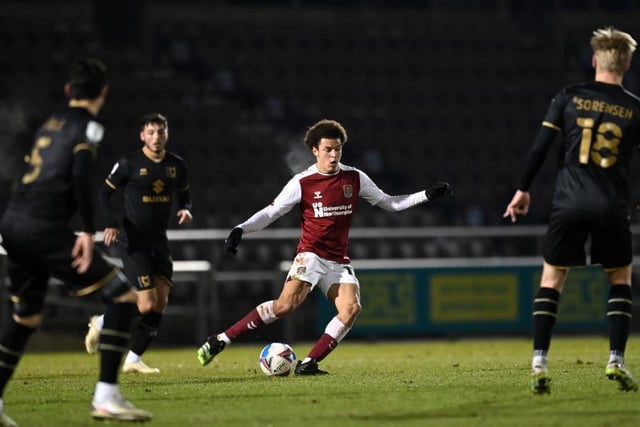 The best of an average bunch for the Cobblers. He won the ball back a number of times and passed well, though the visitors still dominated the midfield battle... 6.5 CHRON STAR MAN