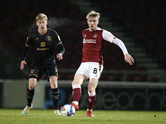 A key part of his role in the side is to link midfield with attack but he couldn't do that effectively against Dons and as a result Cobblers struggled to build any forward momentum... 5
