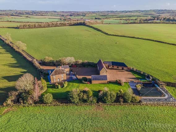 A birds eye view of the jaw-dropping £1.1 million property in Northamptonshire.