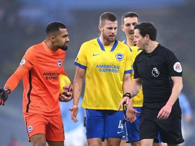 No chance with Foden's well placed finish. Made a good save from De Bruyne on 13 minutes. A bizarre choice to pick up a back pass from Webster but got away with it thanks to a good block from Mac Allister. Also denied De Bruyne on 40 minutes and also after the break.