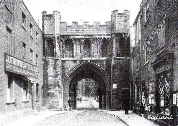 The St Nicholas Gateway pictured in 1909.