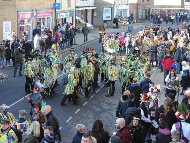 Last year's Straw Bear Festival in Whittlesey.