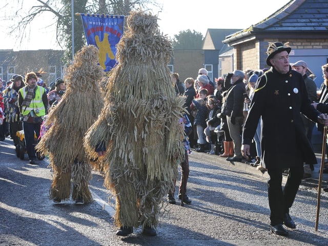 Last year's Straw Bear Festival in Whittlesey.