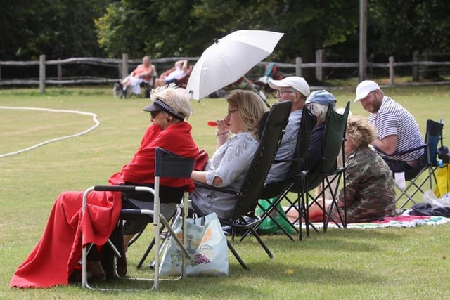 Spectators at Buxted Park / Pic by Ron Hiil