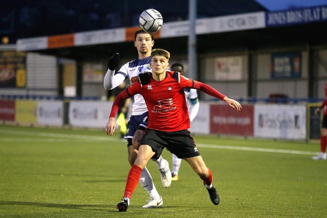 Action from Eastbourne Borough's win at Havant / Picture: Lydia Redman