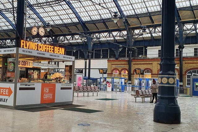 Inside Brighton Station