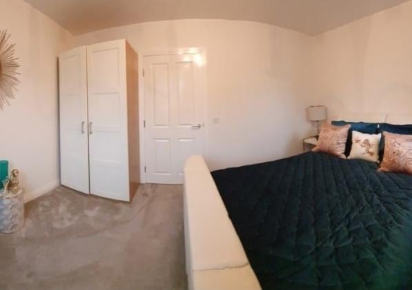 Inside the house that is being raffled.