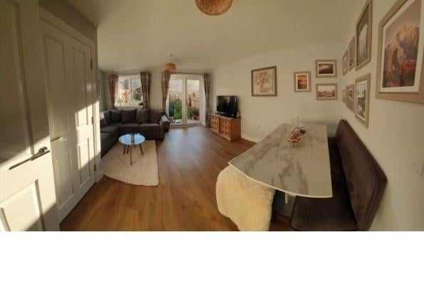 Inside the house that is being raffled.