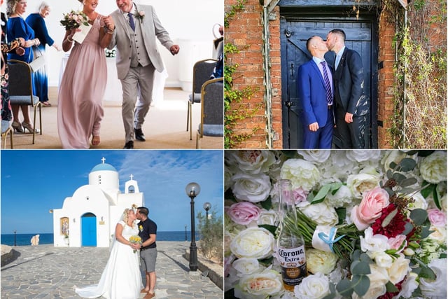 We asked our readers to send in pictures of their weddings from 2020.