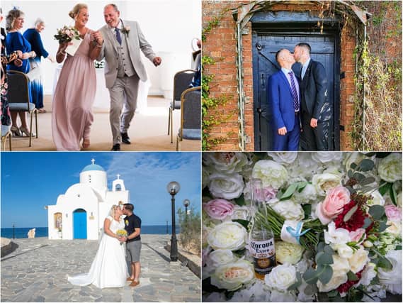 We asked our readers to send in pictures of their weddings from 2020.
