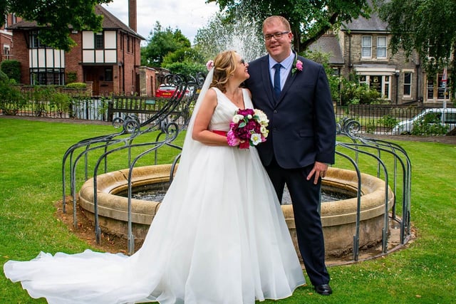 Mr and Mrs Cox got married on July 24 in Kettering. "The whole day was absolutely perfect."
