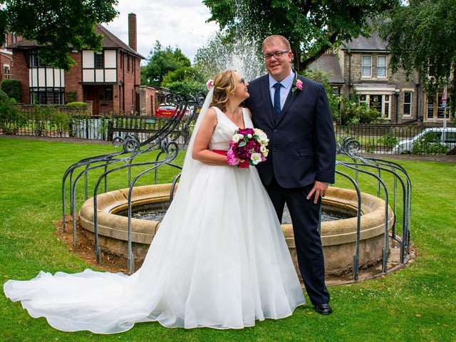 Mr and Mrs Cox got married on July 24 in Kettering. "The whole day was absolutely perfect."