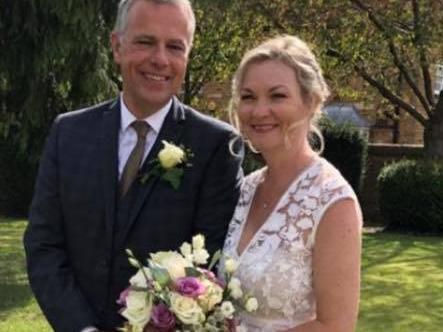 Mr and Mrs Brading got married on September 24th at St Giles Church in Desborough after a 16 year engagement.
