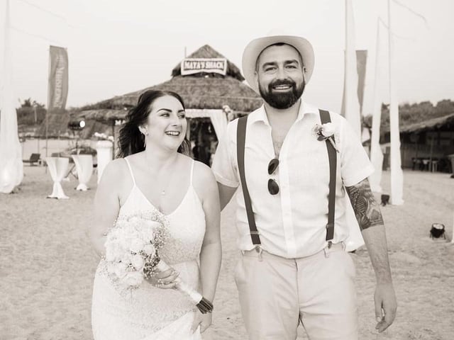 Mr and Mrs Parker, of Kettering, tied the knot in Goa, India on February 20 2020.