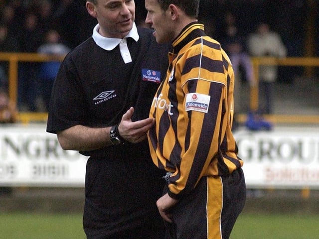 Mark Angel got a talking to.
