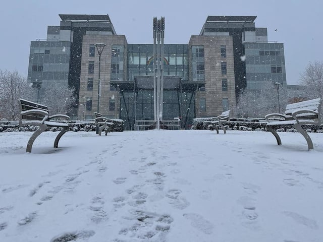 Oliver Holyoak took this image of the city hospital.