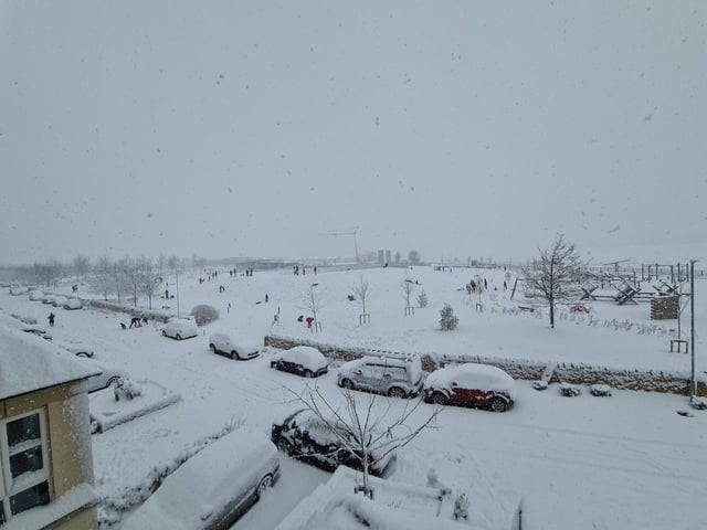 North Northants snow