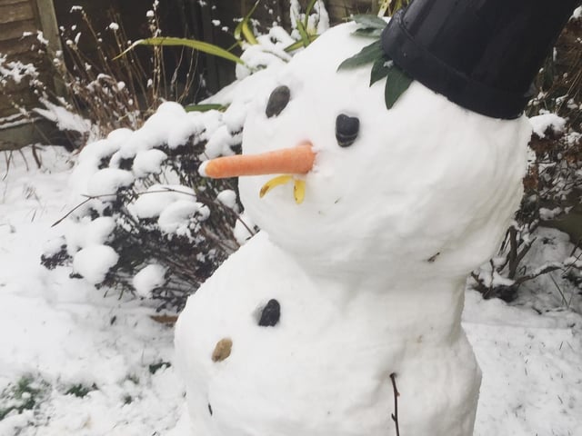 North Northants snow