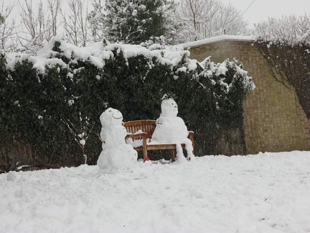 North Northants snow