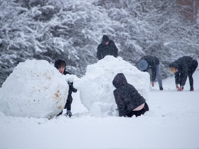North Northants snow