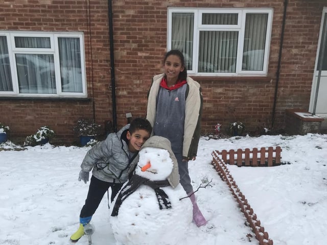 North Northants snow