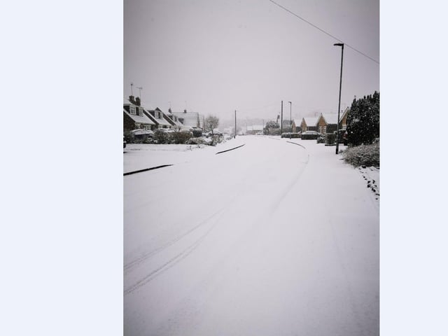 Katarina Page sent in these pictures of Werrington in the snow.