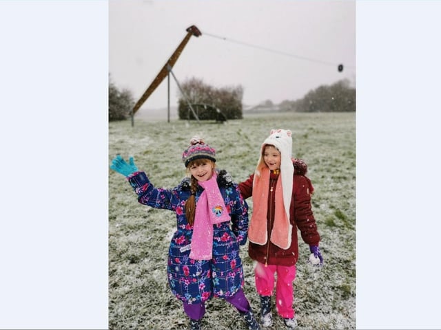 Katarina Page sent in these pictures of Werrington in the snow.