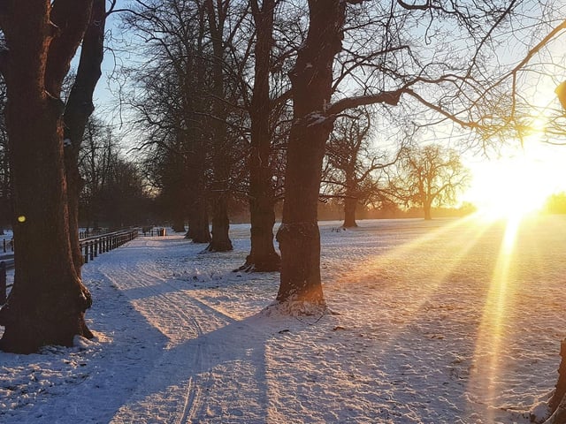 A stunning shot of the sunrise by Matthew Irons