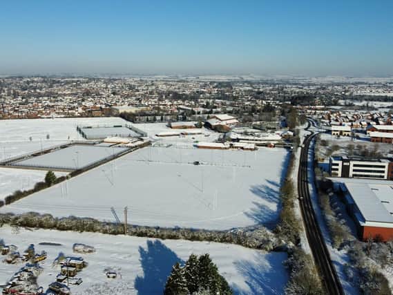 Adam Hutcheson's photos from his drone footage above Market Harborough.