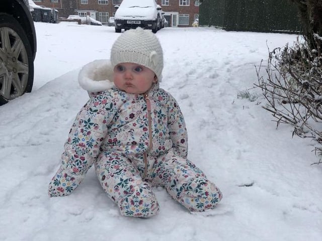 Joby Wheatley wrote on Twitter: "First ever snow."