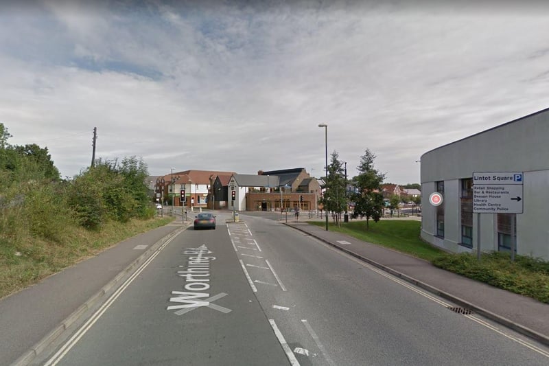 Southwater has seen rates of positive Covid cases fall by 21 per cent, from January 28 to February 4. Photo: Google Streetview