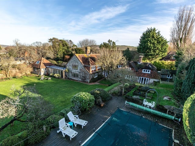 Drummond House is a Grade II listed family house, with an abundance of period charm, believed to have been built in the late 1500s. Price: £1,750,000.