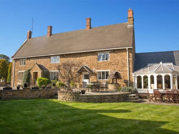 This stunning country house complete with indoor swimming pool and oak panelled snooker room has come on the market in the village of Chacombe (photo from Rightmove)