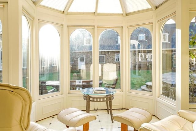 The conservatory at The Grange house (photo from Rightmove)
