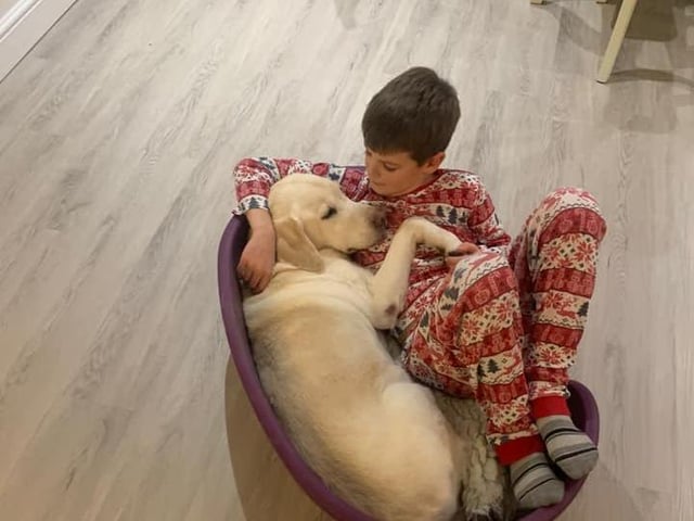 Pure love pictured here in this picture sent in by Claire Simpson