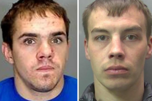 JUOZAS BALTORS and DARIUS LUKAUSKAS (left) nicked a £93,000 BMW from Northampton and sent it to a chop-shop to be broken up into parts. They were jailed for 41⁄2 years each after a court heard they had done the same thing to another BMW from Northampton, this time worth £38,000 — plus another 24 making the total value more than £1million