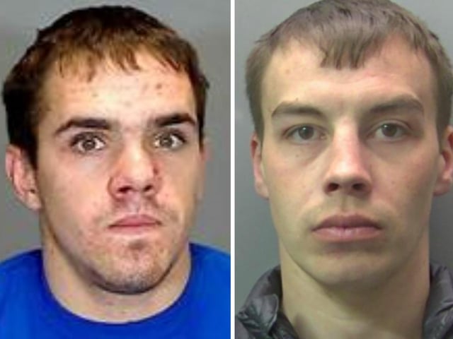 JUOZAS BALTORS and DARIUS LUKAUSKAS (left) nicked a £93,000 BMW from Northampton and sent it to a chop-shop to be broken up into parts. They were jailed for 41⁄2 years each after a court heard they had done the same thing to another BMW from Northampton, this time worth £38,000 — plus another 24 making the total value more than £1million