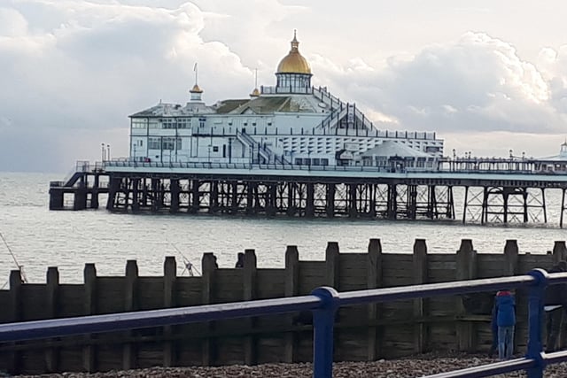 Eastbourne Pier by Alison Cushing. SUS-210302-105738001