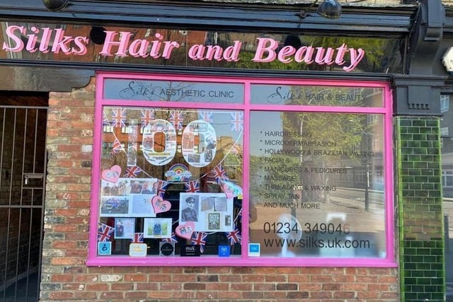 Silks Hair and Beauty in Lime Street wanted to honour the NHS hero with a window display to mark his 100th birthday