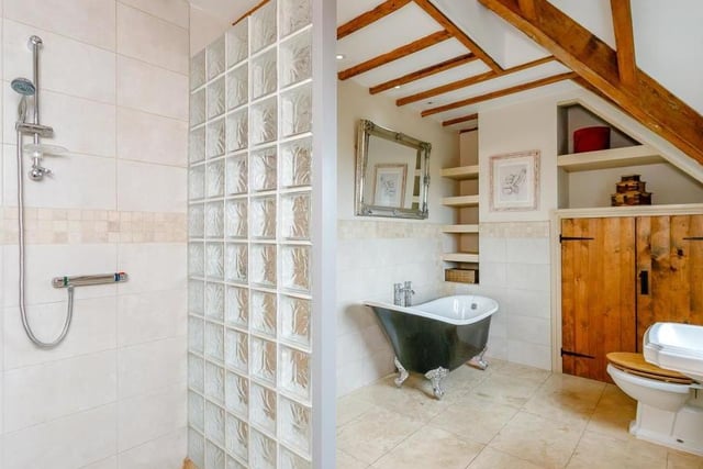 Fosse House features three bathrooms. Photo by Fine and Country