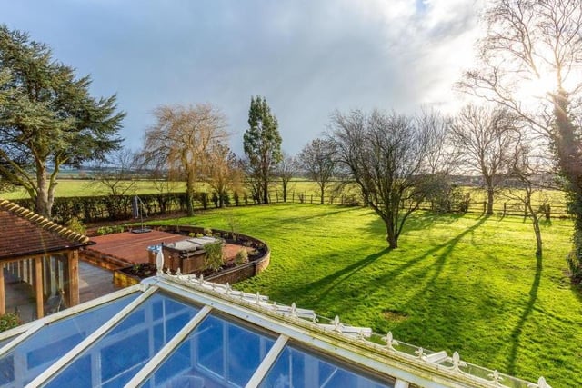 Fosse House is also set in around one acre of grounds and has stunning countryside views. Photo by Fine and Country